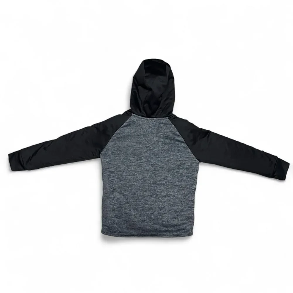 The Children's Place Sports Black and Gray Boys Insulated Hoodie Size Medium 7/8